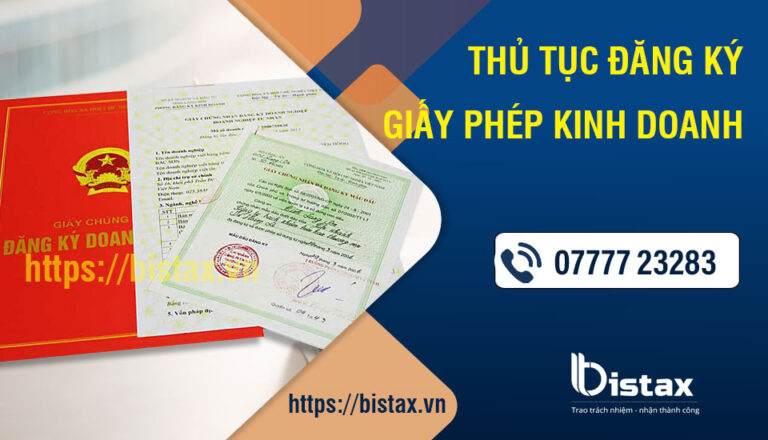 Thủ tục đăng ký giấy phép kinh doanh