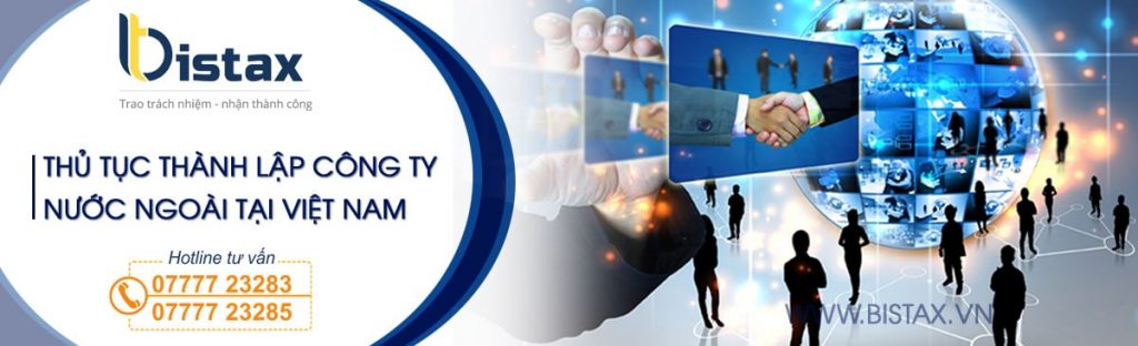 thủ tục thành lập công ty vốn nước ngoài