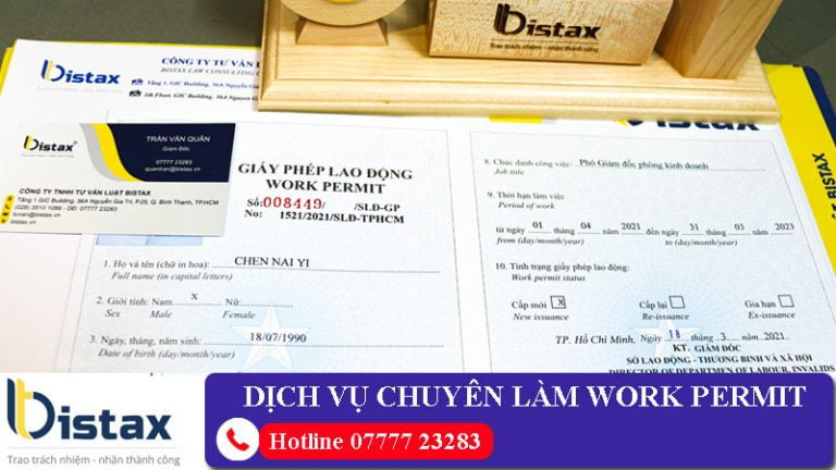 Dịch vụ làm work permit cho người nước ngoài