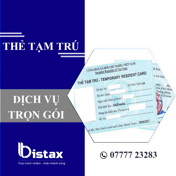 Dịch vụ làm thẻ tạm trú tại TPHCM