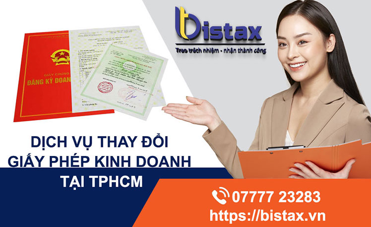 Dịch vụ thay đổi giấy phép kinh doanh tại TPHCM