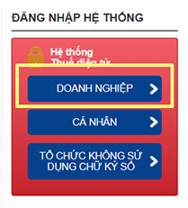 Nhấn chọn “Doanh nghiệp”.