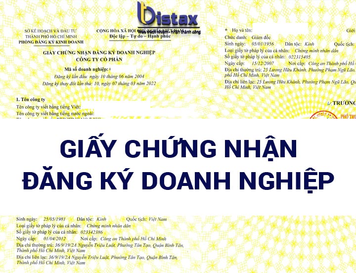 Giấy chứng nhận đăng ký doanh nghiệp