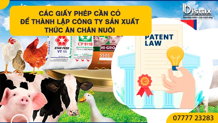 Các giấy phép cần có để thành lập công ty sản xuất thức ăn chăn nuôi